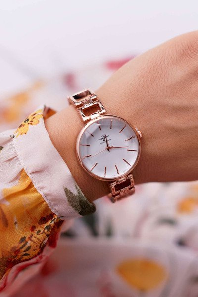 Жіночий годинник Michael John Pink Gold Drusi