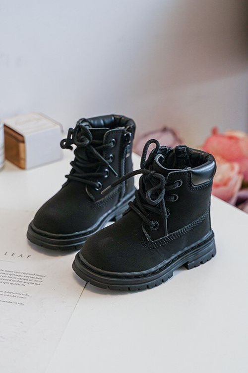 Чорні чоботи Trapper на блискавці Bansi