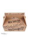 Rainbow Socks Meal Socks Box Бургер Фрі Пиво 5 пар