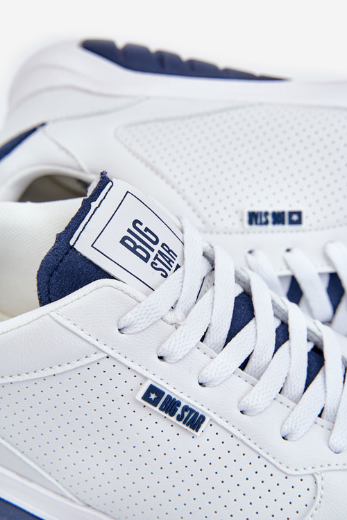 Чоловіче спортивне взуття з піни з ефектом пам'яті Big Star JJ174318 Біле