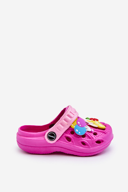 Дитячі поролонові легкі сандалі Crocs Fuchsia Sweets