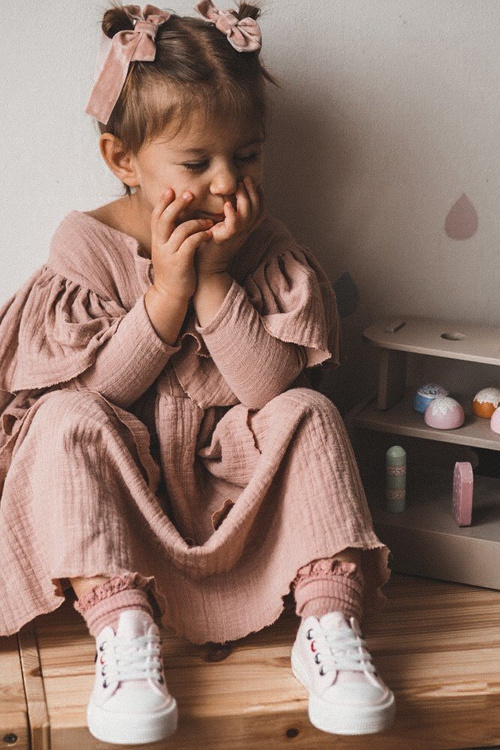 Дитячі класичні низькі кросівки BIG STAR HH374197 Рожеві