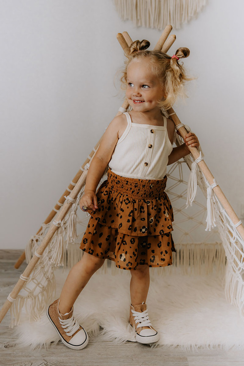 Дитячі високі кросівки Rose Gold Catrina