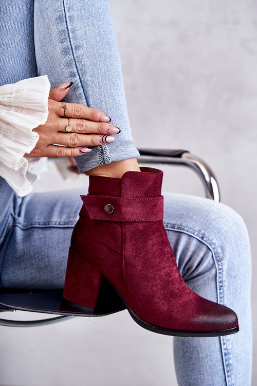 Чоботи жіночі замшеві La.Fi 260041WI-SU Червоні