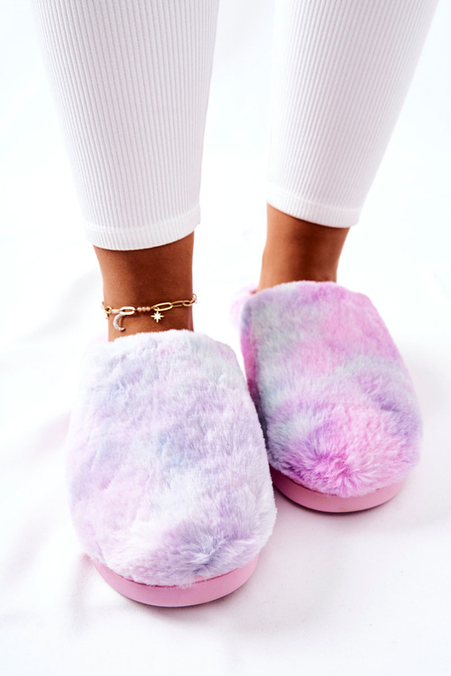 Тапочки на хутряній підкладці Multicolour Mecy