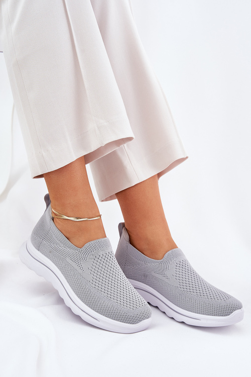 Жіночі Текстильні Сліпони Сірі Adiora