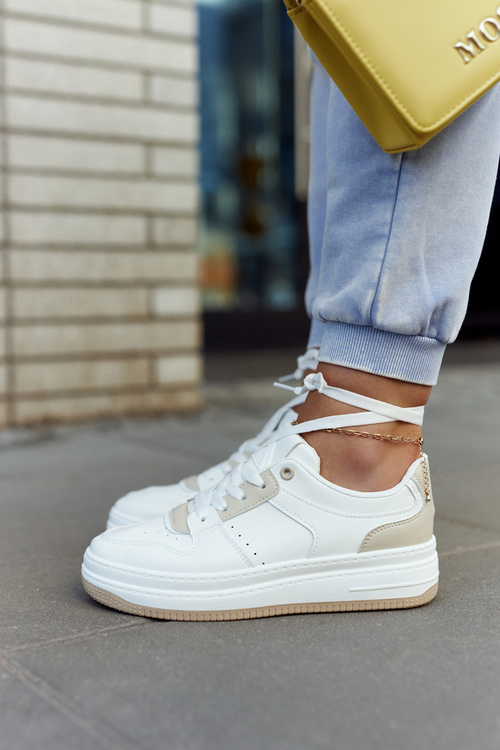 Жіноче спортивне взуття біло-бежевий New Haven