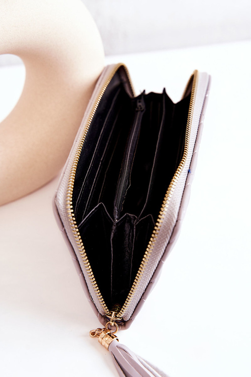 Великий стьобаний гаманець із бахромою Grey Selley