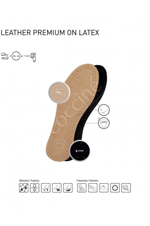 Coccine Дитячі Шкіряні Устілки На Латекс Для Вирізання 19-35