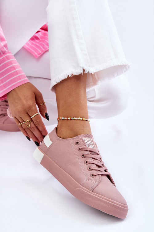 Жіночі низькі кросівки Big Star LL274040 Рожеві