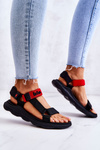 Жіночі спортивні сандалі Lee Cooper LCW-22-34-0954L чорно-червоні