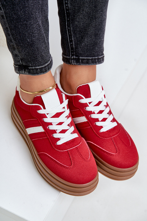 Жіночі кросівки на платформі Red Dravinnia