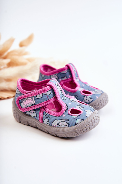 Взуття Тапочки Befado Cats 533P014 Blue-Pink