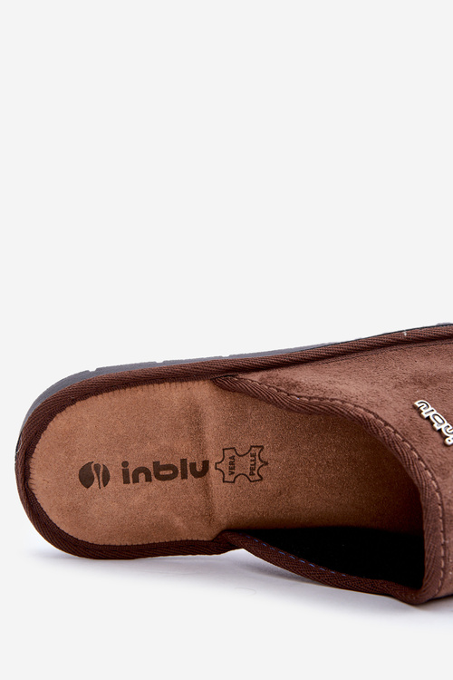 Чоловіче домашнє взуття Тапочки Inblu 9100002H Коричневі