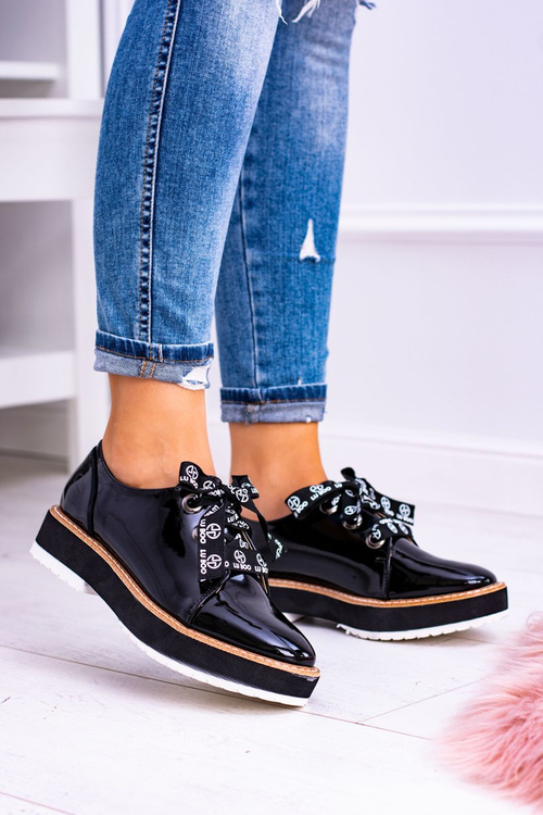 Чорні жіночі напівчоботи Lu Boo Moonlight