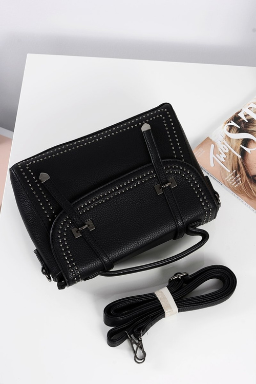 Чорна жіноча сумочка Letterpack Chest Jetted