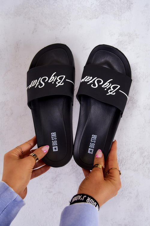 Класичні гумові тапочки Big Star JJ274A300 Чорні