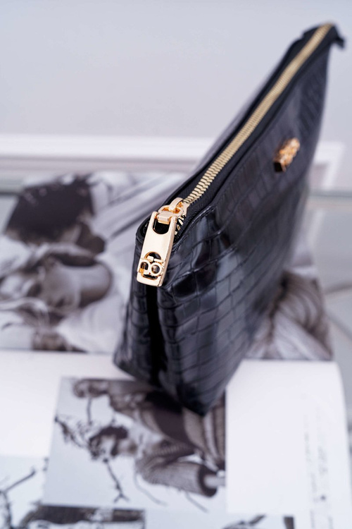 Середня жіноча косметичка чорна NOBO NCOS-I0341-C020