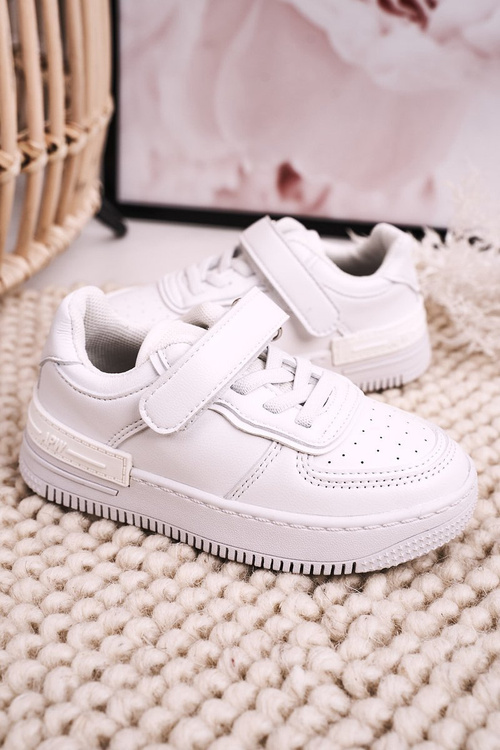 Дитяче спортивне взуття на липучці White Airy