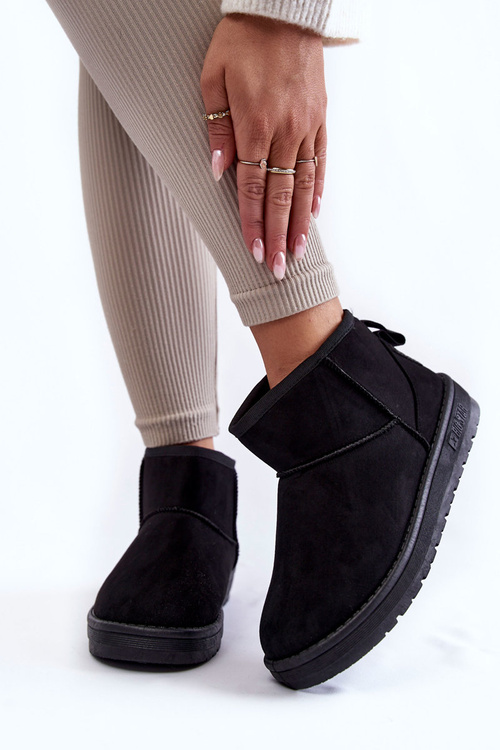 Жіночі теплі зимові черевики Big Star KK274288 Чорні