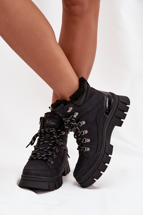 Зимові Теплі Чоботи Жіночі Lee Cooper LCJ-25-31-3911 Чорні