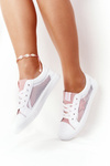 Жіночі кросівки з сіткою Big Star DD274688 біло-рожеві
