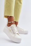 Жіночі кросівки на платформі Lee Cooper LCW-24-31-2179 білі