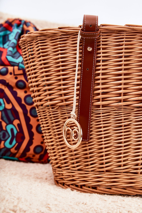 Плетена сумка-кошик NOBO XM0040 Бежевий