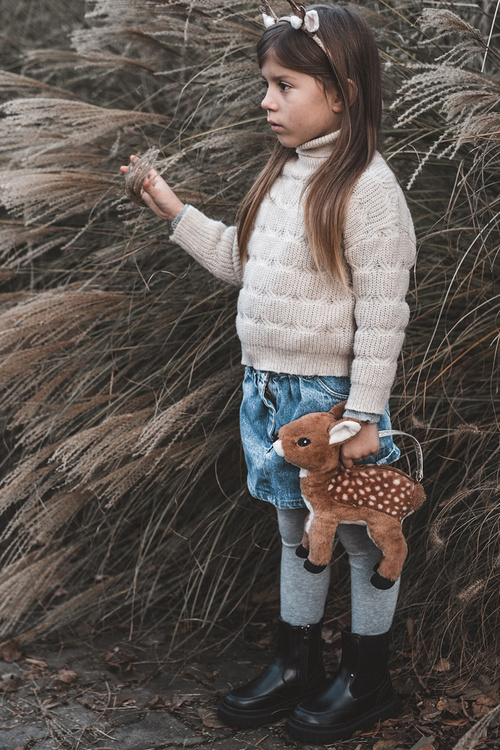 Чорні дитячі чобітки Jolynn на блискавці