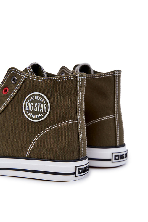 Чоловічі високі кросівки Big Star JJ174387 Хакі