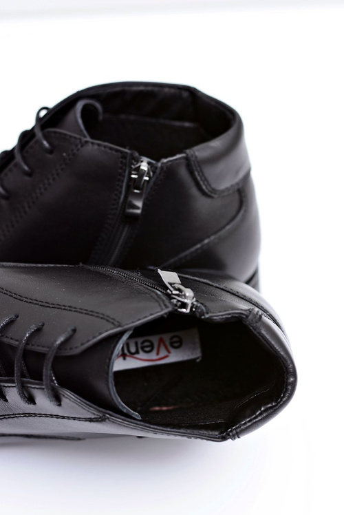 Чоловічі шкіряні чоботи чорні півчобітки Artemigo