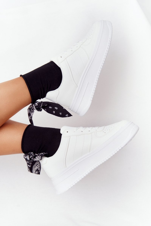 Жіноче спортивне взуття на платформі білі This Is Me