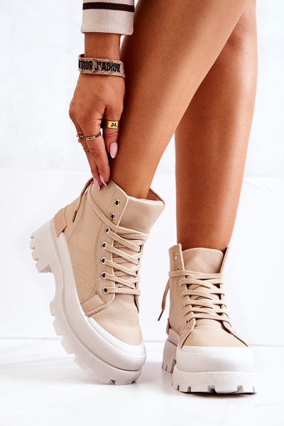 Trappers Tied Dark Beige Faithfull