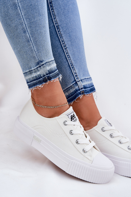 Жіночі Кросівки На Платформі Білі LEE ISLA C WOMEN LOW 50251001