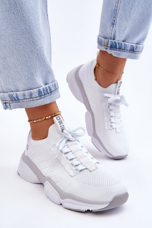 Жіноче спортивне взуття без шнурівки Memory Foam System Big Star LL274A142 Білий