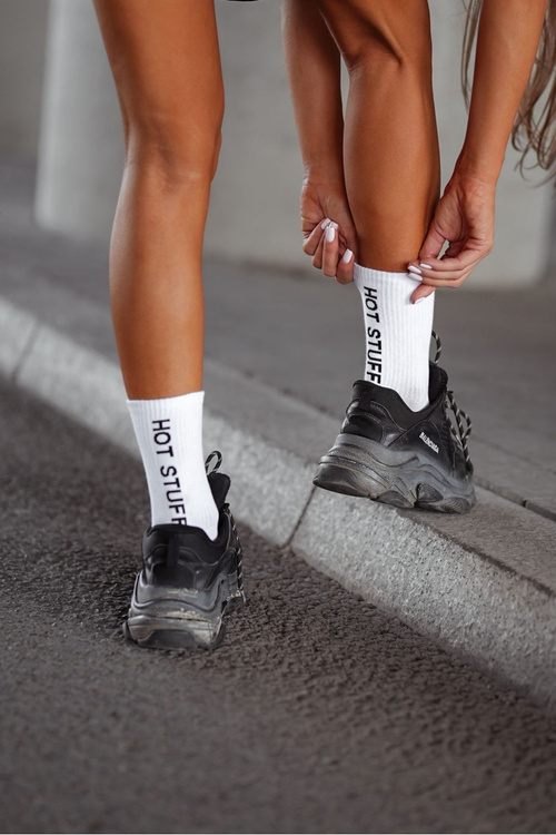 Бавовняні жіночі шкарпетки HOT STUFF білі