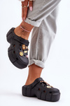 Жіночі поролонові тапочки Crocs з орнаментом Black Marlett