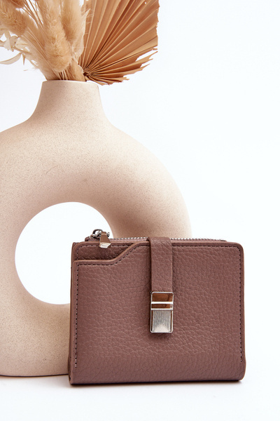 Жіночий гаманець зі штучної шкіри світло-коричневого кольору Lazara