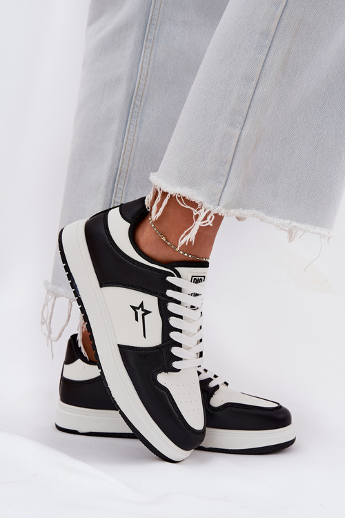 Жіночі Кросівки Big Star RR274A240 HI-POLY SYSTEM Біло-Чорні