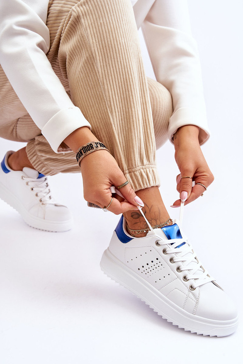 Жіноче спортивне взуття синьо-біле Be First!