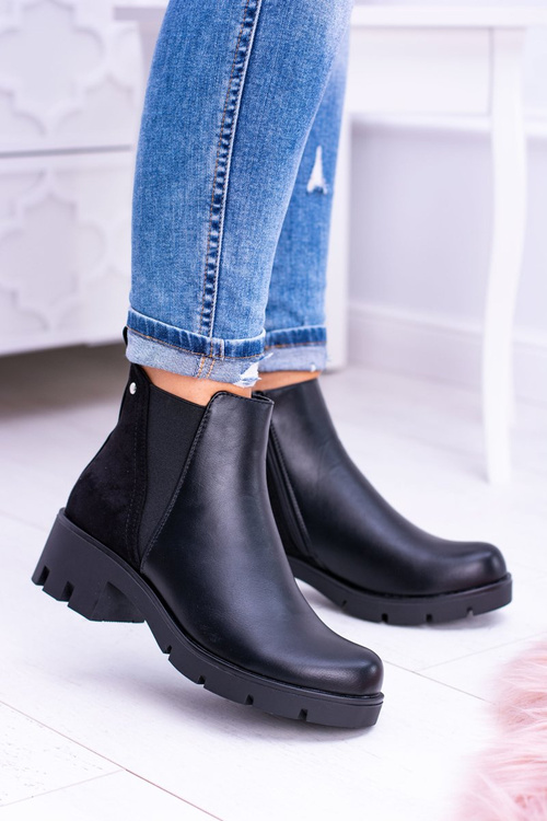 Чорні плоскі черевики Murcio