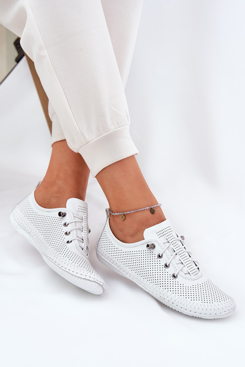 Жіноче Шкіряне Взуття З Природної Шкіри Artiker 54C0831 Біле