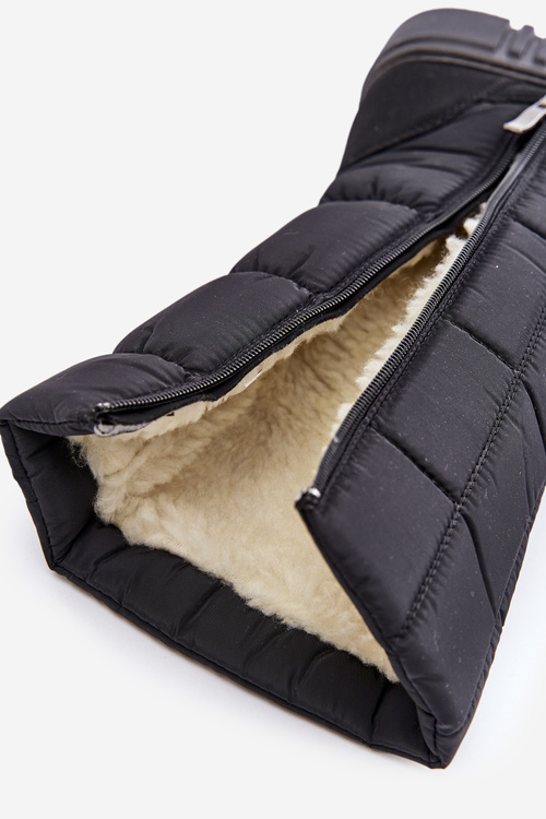 Жіночі зимові черевики на блискавці Progress PROGJ-24-144 Чорні