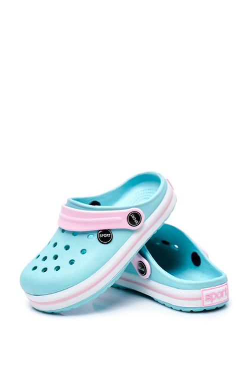 Дитяче взуття для дівчинки і хлопчика гірки Crocs Mint