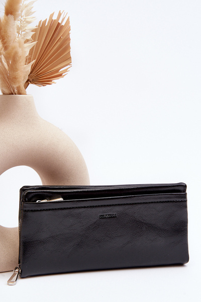 Жіночий чорний гаманець Tiborlena