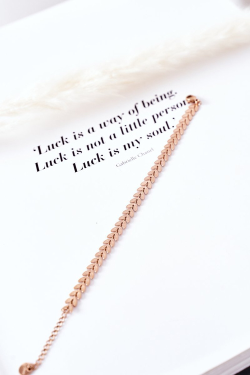 Браслет з ялинкою з рожевого золота