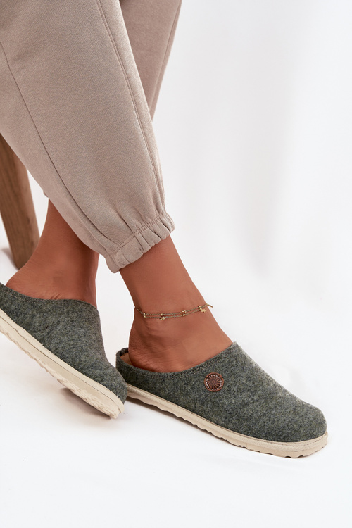 Домашнє взуття жіночі тапочки Inblu CS000047 зелені