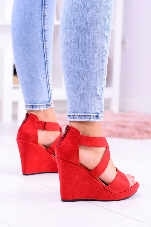 Зручні жіночі червоні босоніжки Anchor Sandals Mirabet