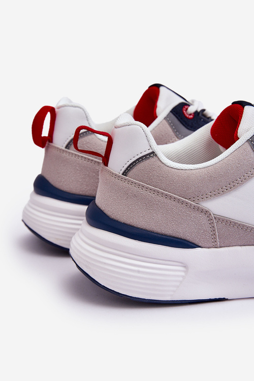 Чоловіче спортивне взуття Memory Foam Big Star LL174235 біло-сірий