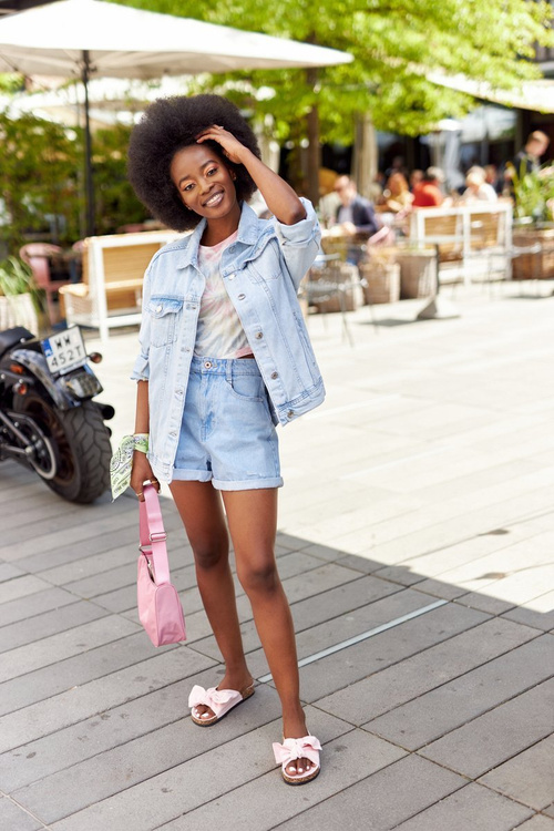 В'єтнамки з пробковою підошвою Пудровий рожевий Wendy